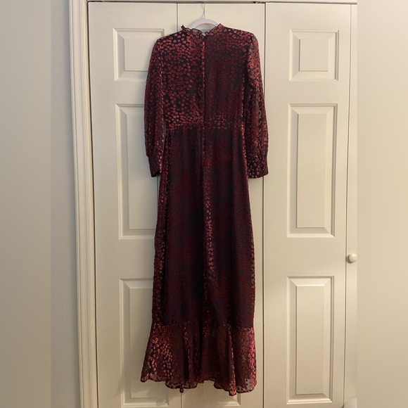 Cynthia Rowley Velvet Heart Maxi Dress: Tuxedo Front/Confetti Hearts - Picture 7 of 7